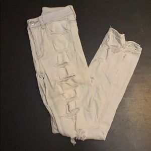 Ripped American eagle jeans